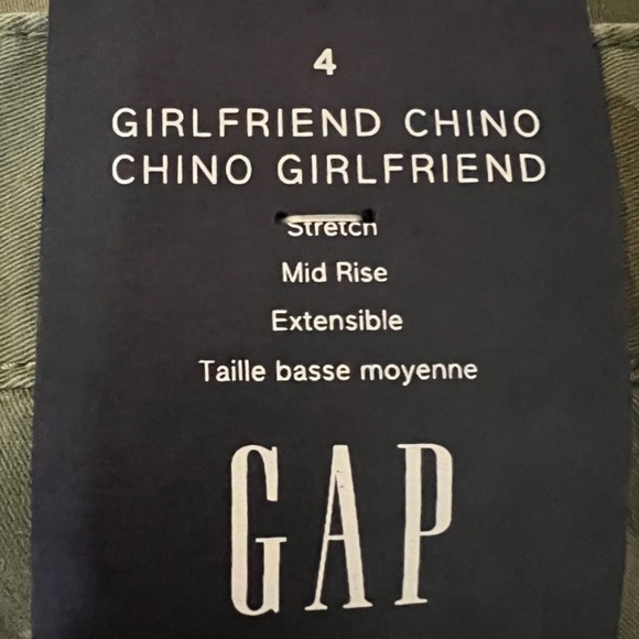 GAP Camo Print Girlfriend Chino Pants - Picture 6 of 7